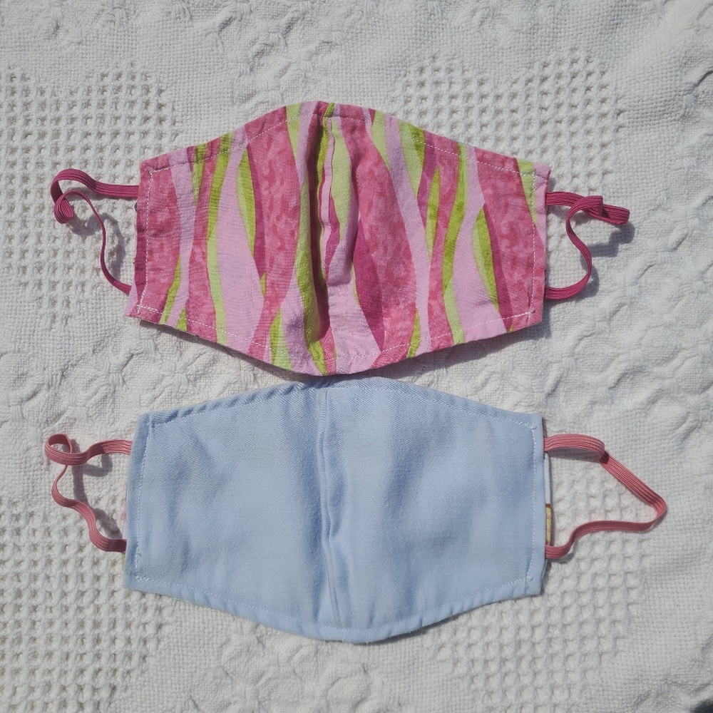2 Pack of Handmade Masks - Pink Diva/Sweets - Picture 3 of 6